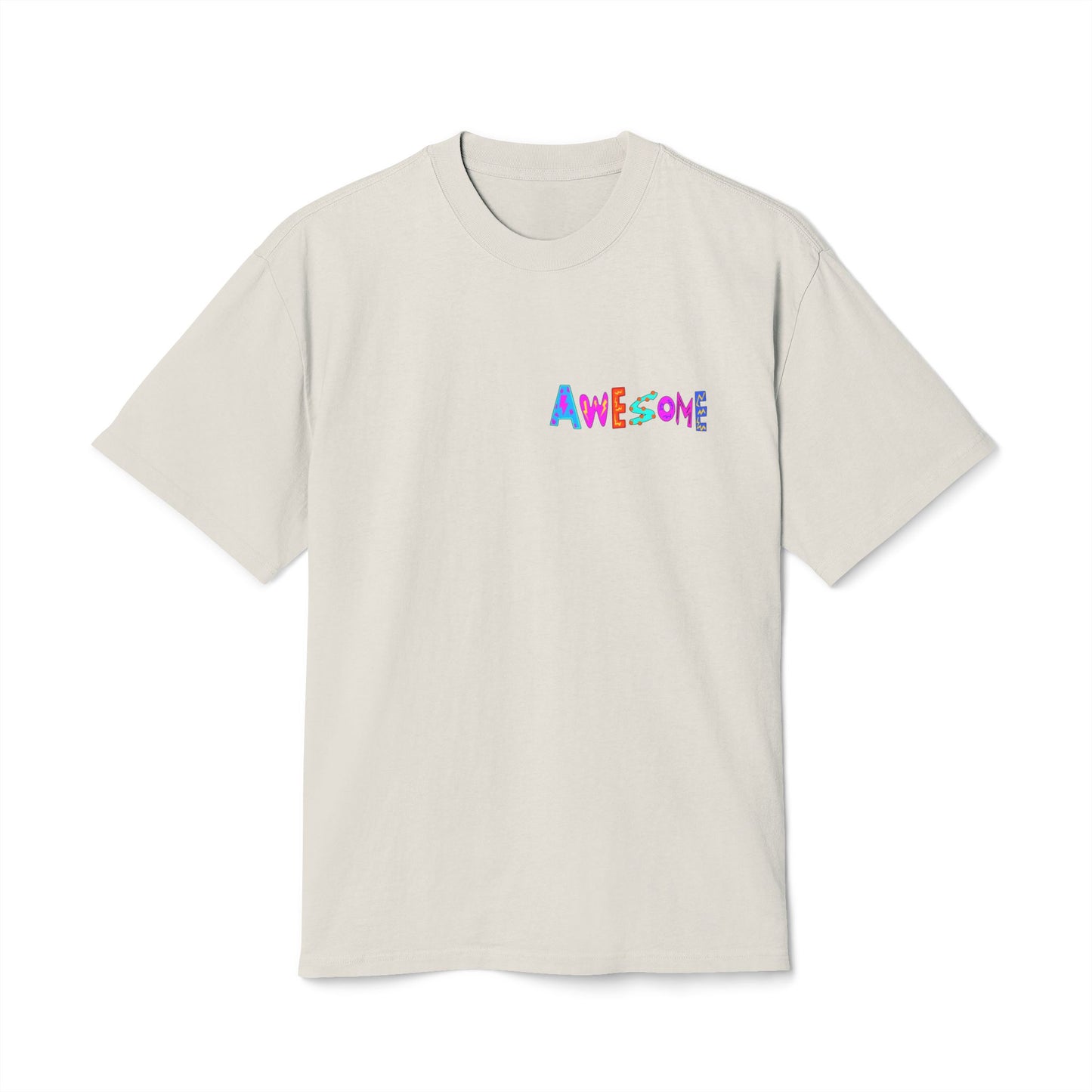 "AWESOME" Unisex Heavy Faded Tee