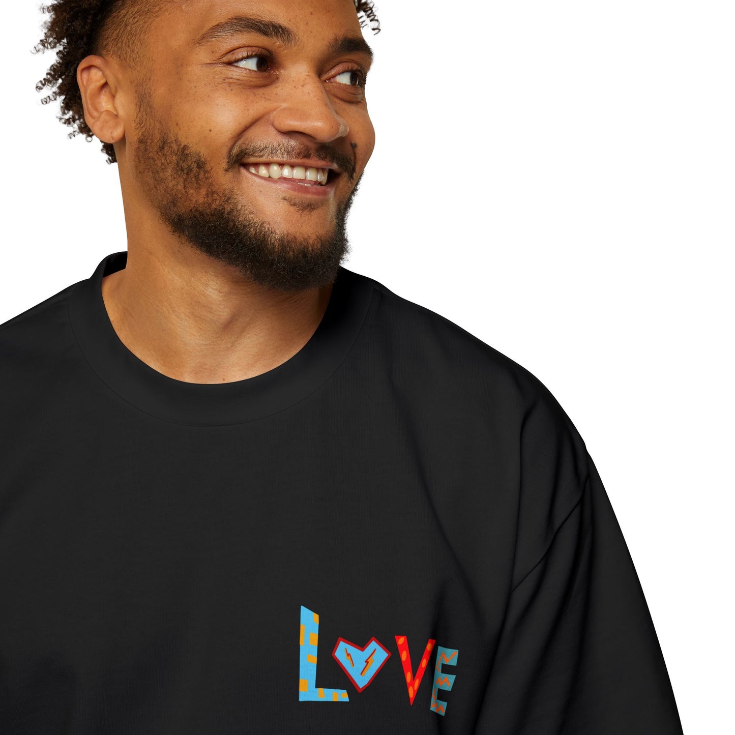 "LOVE" Unisex Heavy Oversized Tee