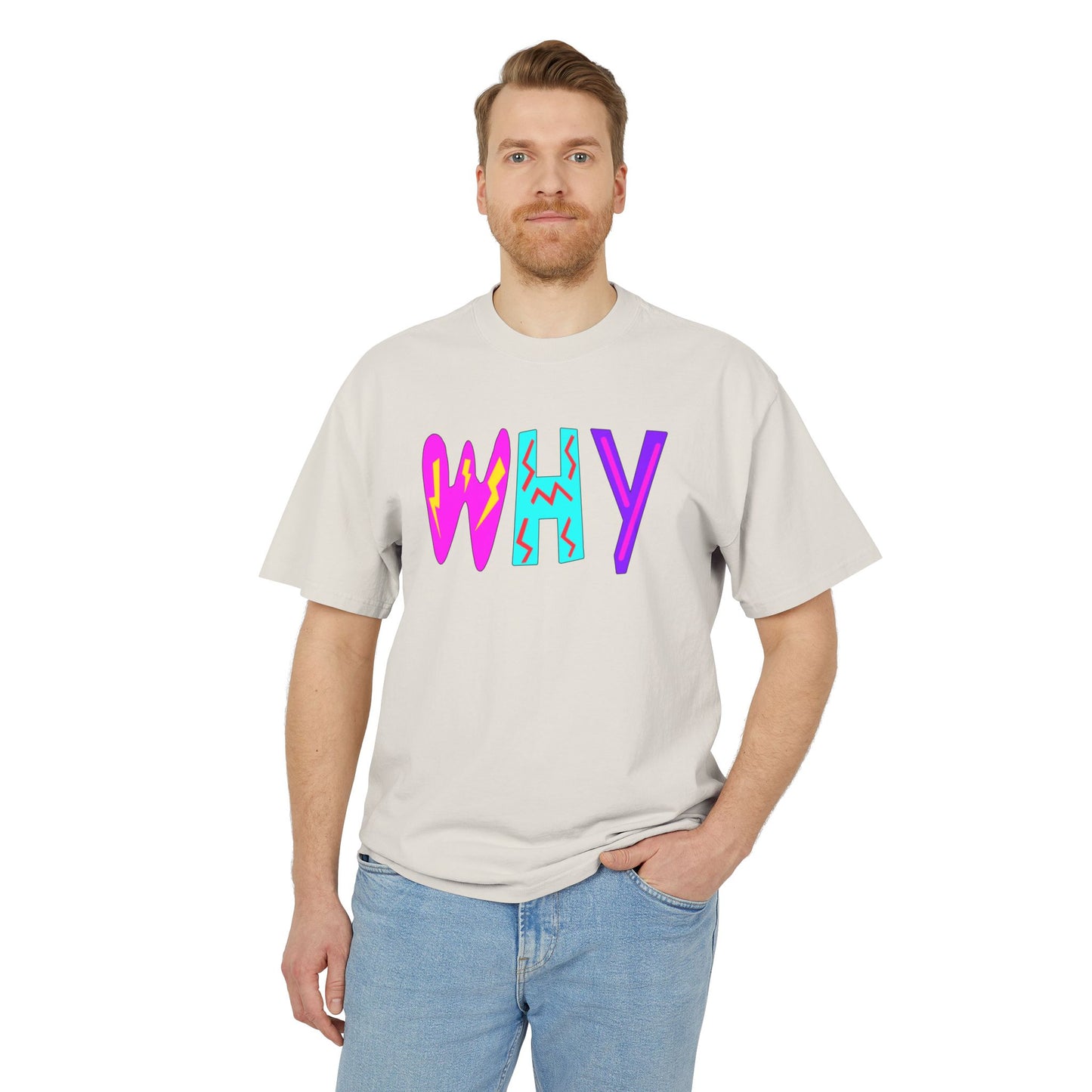 "WHY" Unisex Heavy Faded Tee