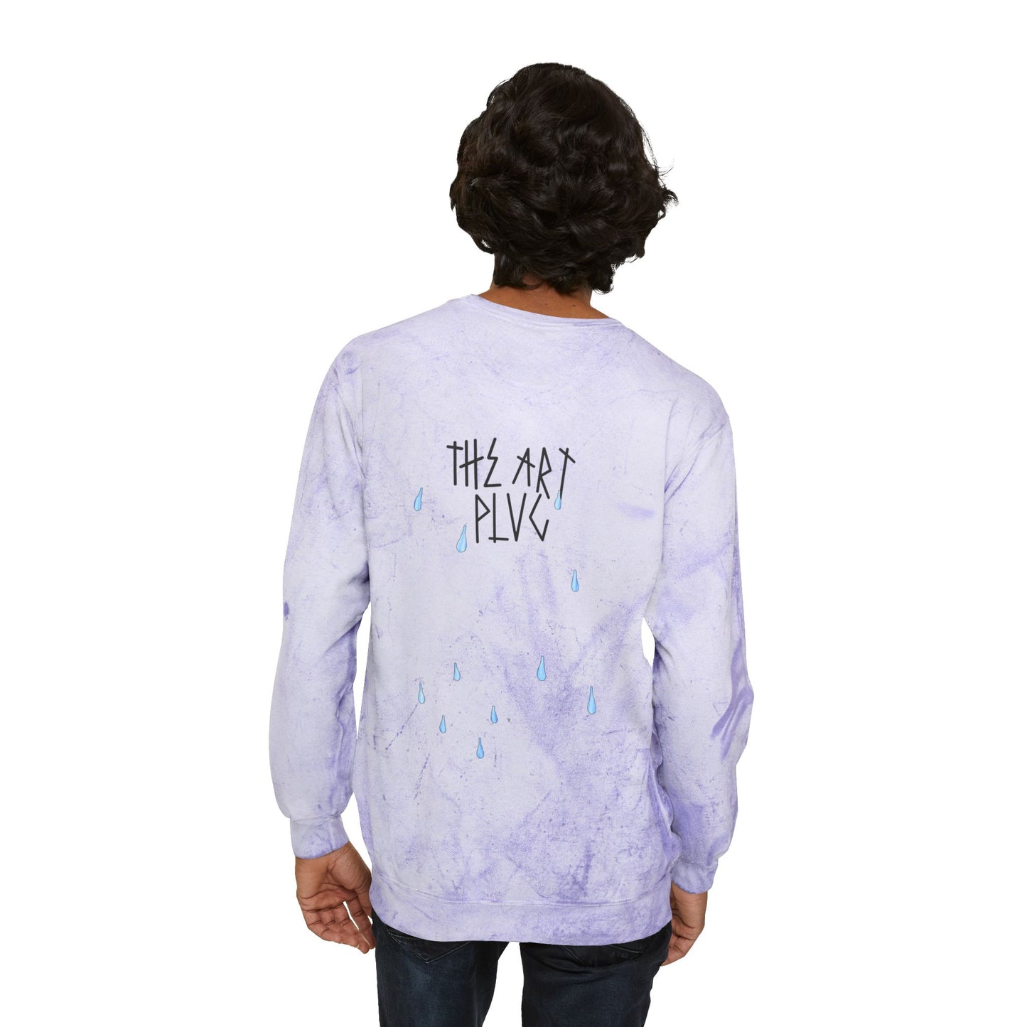 "TAP DRIP" Unisex Color Blast Crewneck Sweatshirt