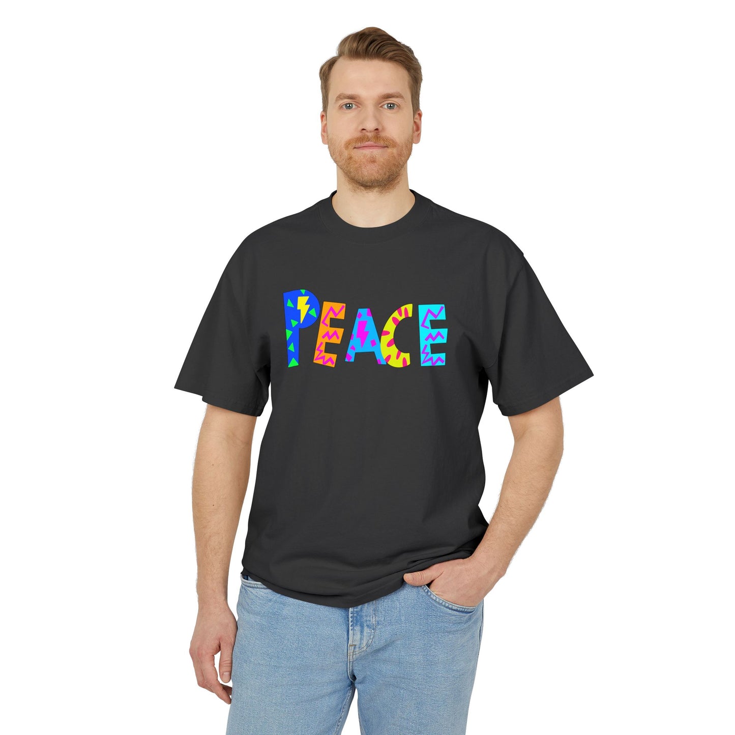 "PEACEOUT" Unisex Heavy Faded Tee